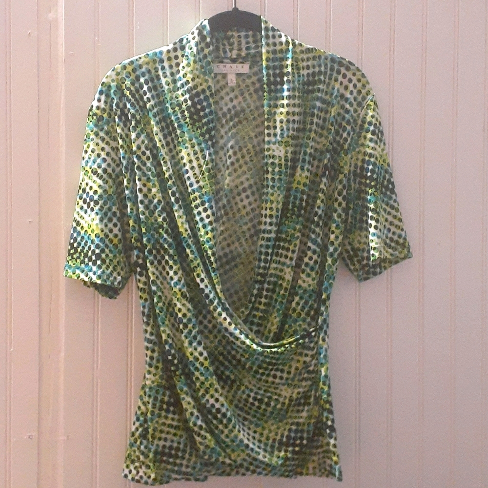 Chaus NY Vintage Open Front Blouse